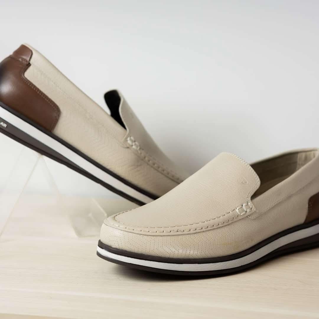 MOCASSIM MASCULINO JOTA PE COURO JAMES - Banana Calçados -